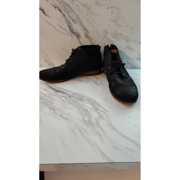 Diesel mens sz 44 suede lace up Chukka boots black distress  A@7 main image 7